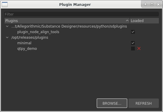 Plugin manager