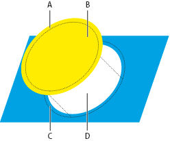 Object stroked with fill color
