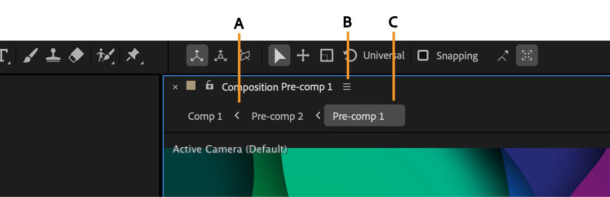 Precomposing, nesting, and pre-rendering After Effects compositions