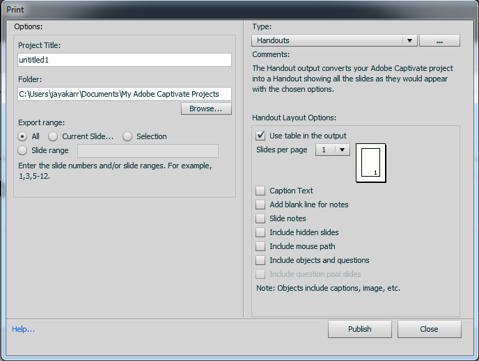 Select File > Print to print to Microsoft Word