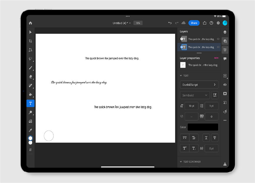 Автоматична активація шрифтів Adobe Fonts