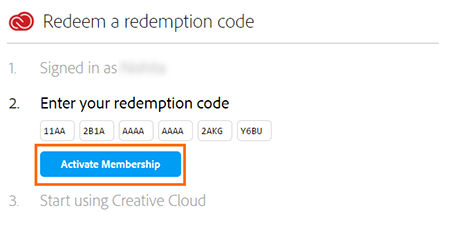 Redeeming your code