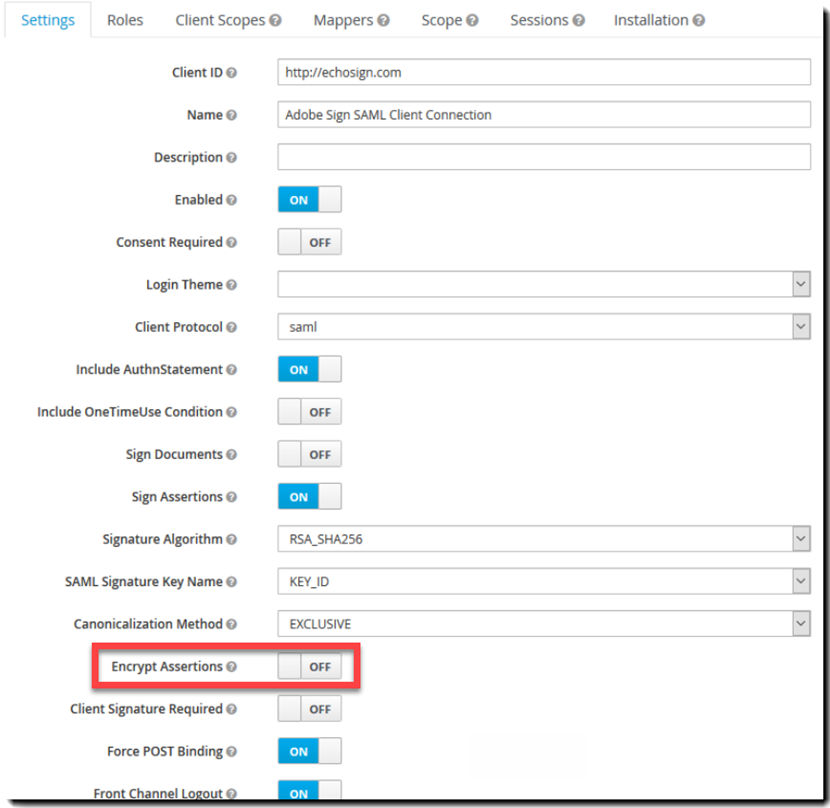 Redhat IdP Encrypt Assertions