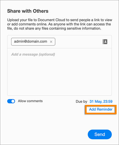 Add Reminder option will be removed