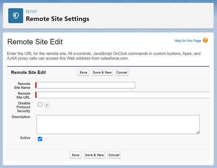 Acrobat Sign for Salesforce IO exception error: Add remote site 