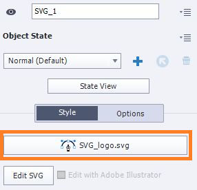 Replacing an existing SVG image with a new one