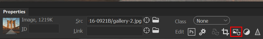 Resample an image in Dreamweaver