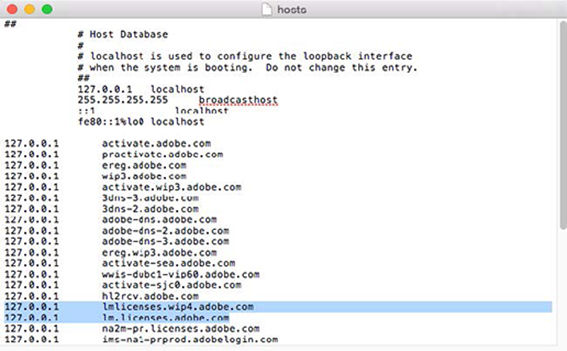 Reset hosts file macOS
