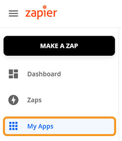 Acesse “Meus aplicativos”