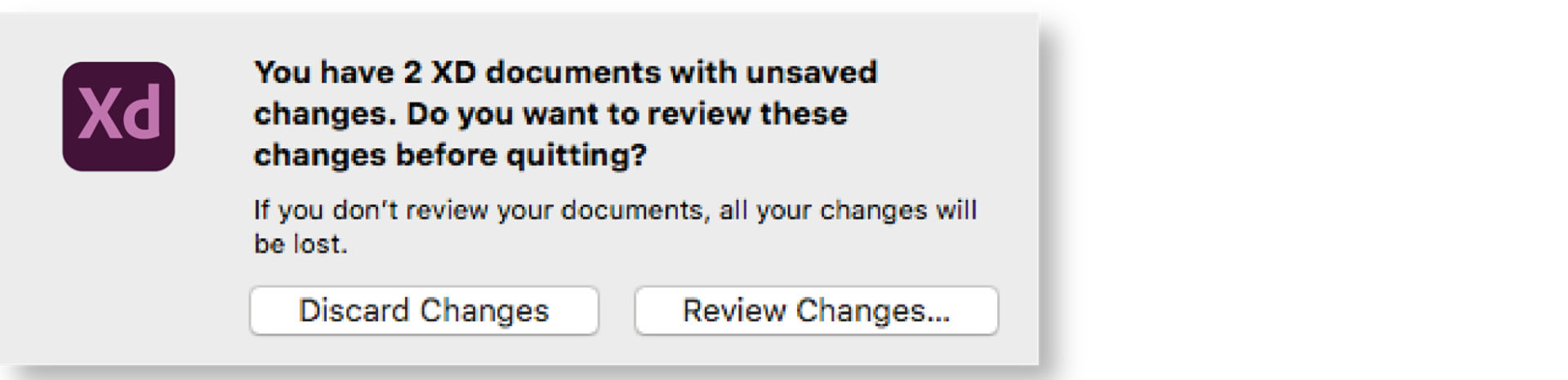 Click Review Changes