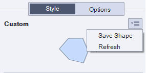 Saving a custom smart shape