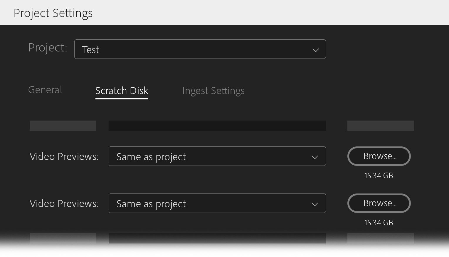 Deleting preview files from your scratch disks