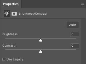 Helderheid/contrast aanpassen