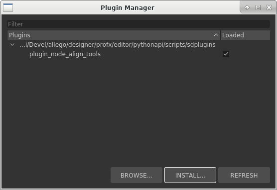 Plugin manager