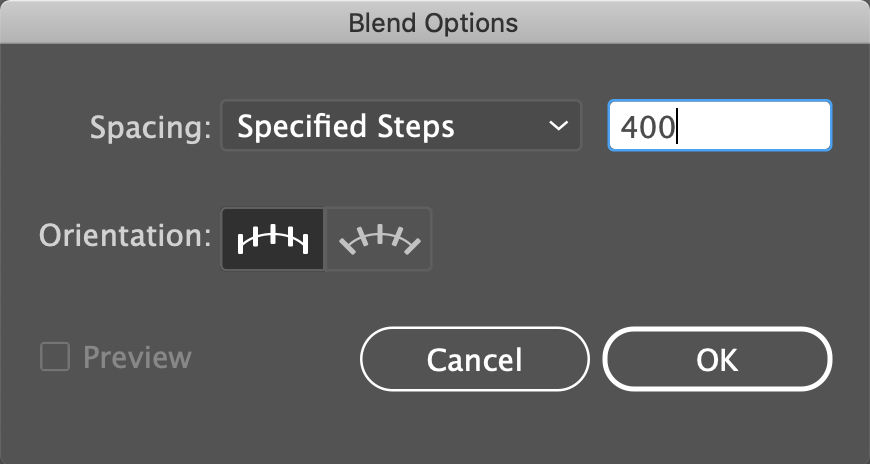Blend options