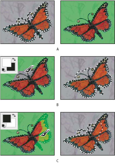 Photoshop Painting in Quick Mask mode
