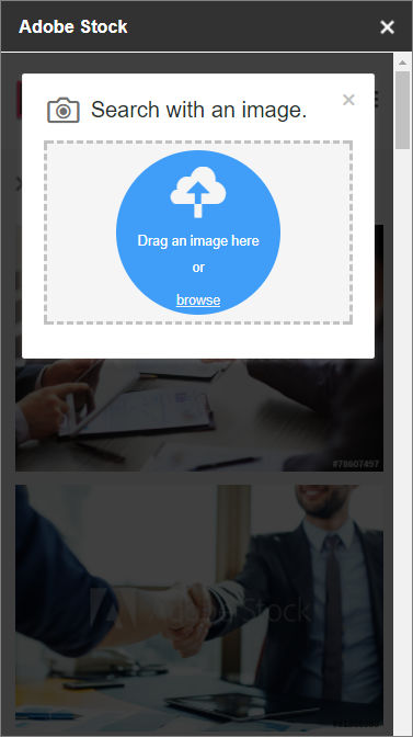 Search with an image
