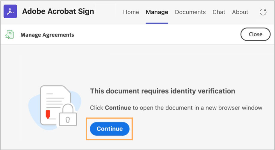 Acrobat Sign for Microsoft: Sign agreements with secondary authentication