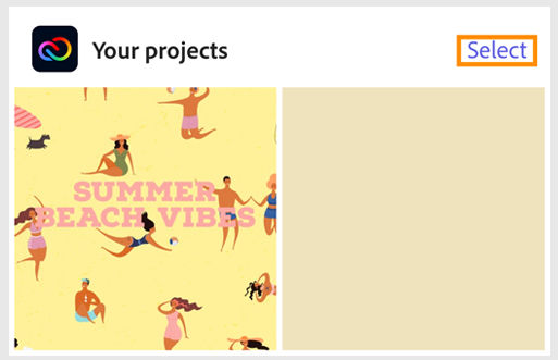 Select your project