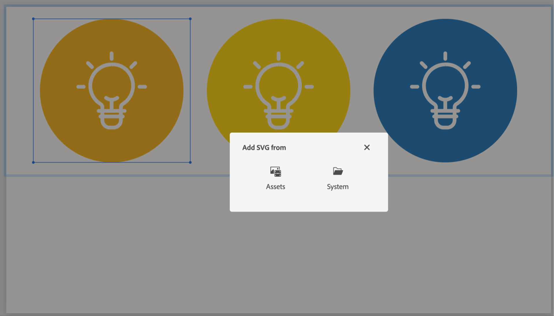 Seleccionar un SVG