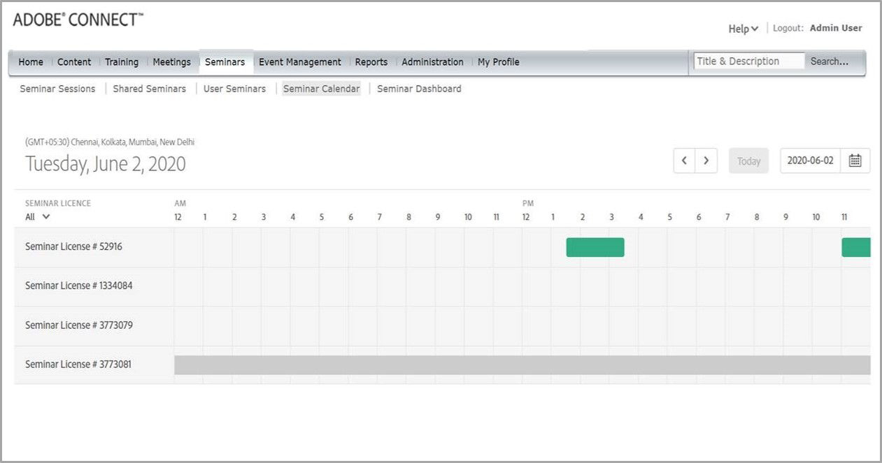 Seminar calendar upcoming schedule