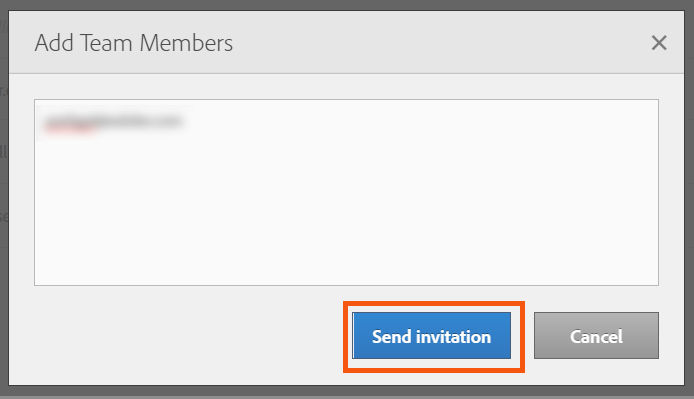 Envoyer l’invitation
