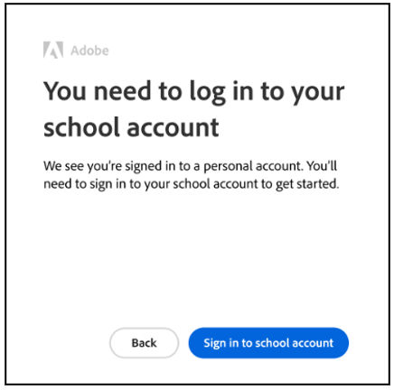 File transfer for students wizard with the option to sign in to your school account.