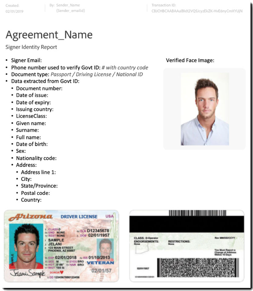 Signer Identity Report