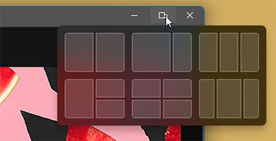 Поддержка макета привязки в Photoshop в Windows