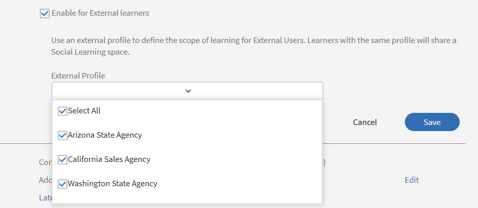 social scope for external