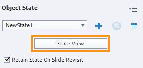 Click State View to see the object and its states