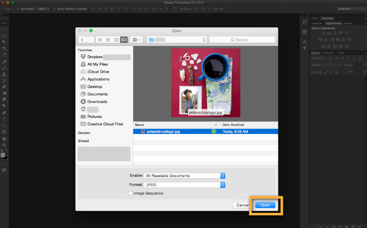 Choose a Facebook cover photo that is at least 2000 pixels wide with space at bottom left corner for profile pic.