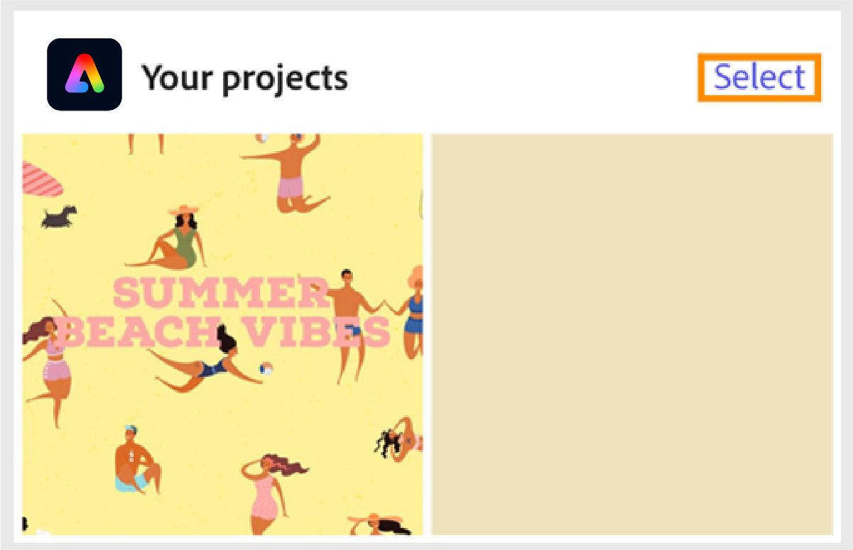 Select your project