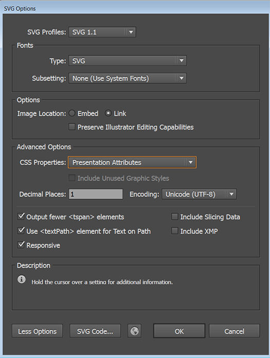 Saving an image in Illustrator