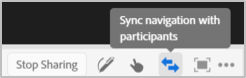 Turn off sync navigation with participants