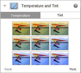 Temperature and Tint