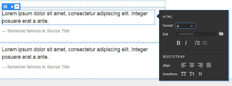 Quick Property Inspector for text