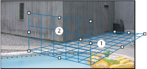 Photoshop Overlappende vlakken