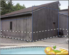 Photoshop Selectie die meerdere vlakken omspant