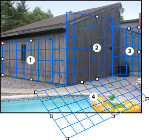 Photoshop Gewijzigde vlakhoek