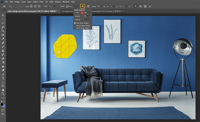 Photoshop Using warp