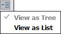 Switch between Tree and List views