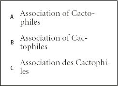 Photoshop Examples of hyphenation for different languages