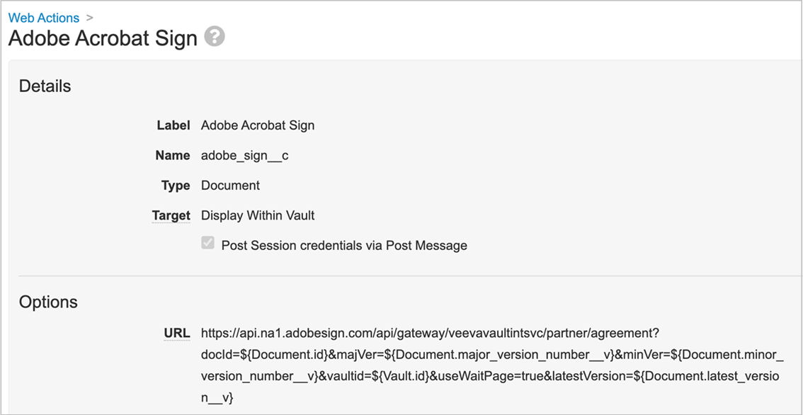 Upgrade Adobe Acrobat Sign for Veeva Vault