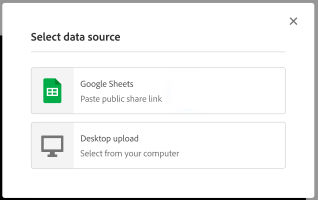 Replace CSV data source