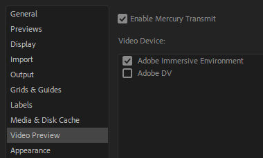 Enable Adobe Immersive Environment