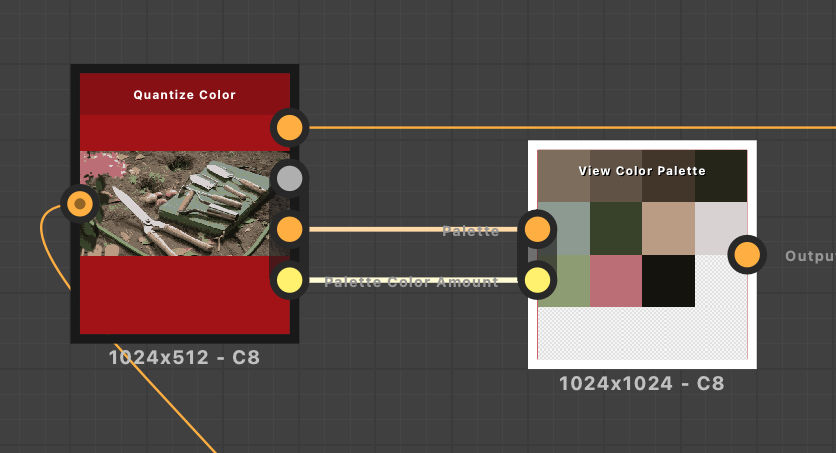 View color palette: Example 4