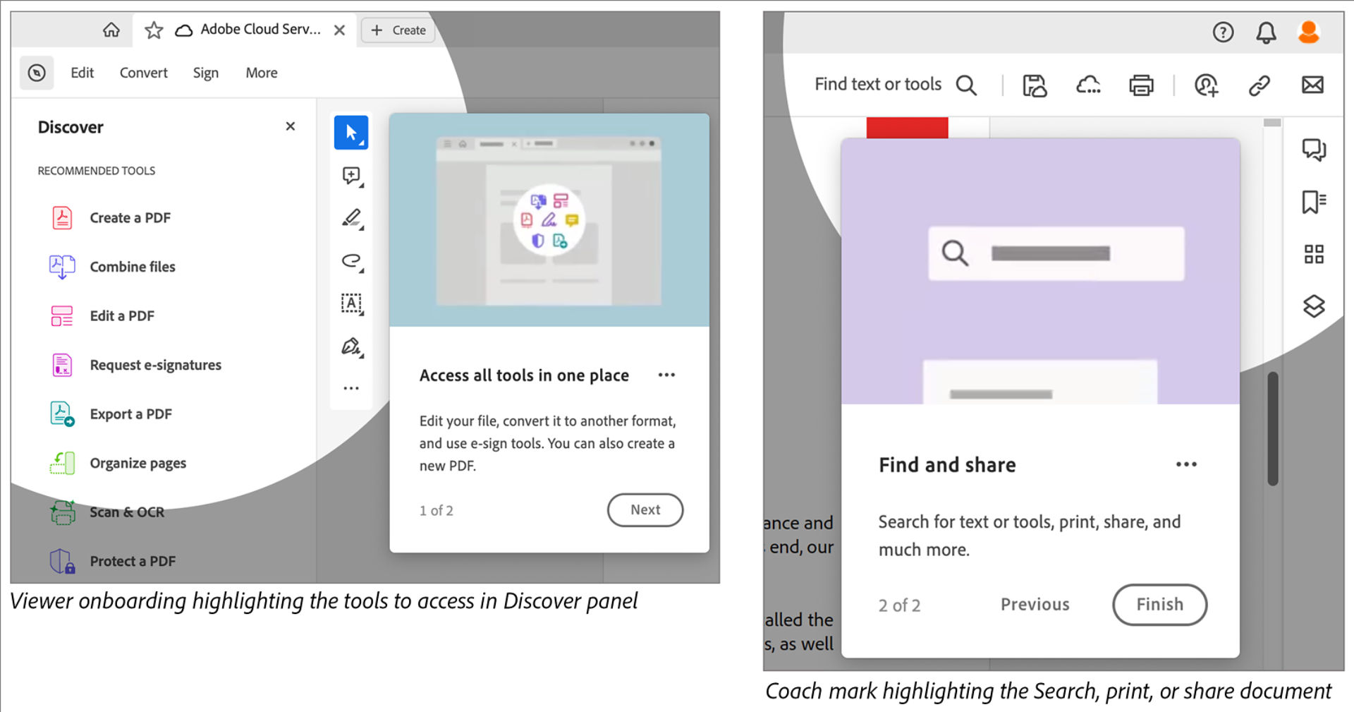 Viewer onboarding tour
