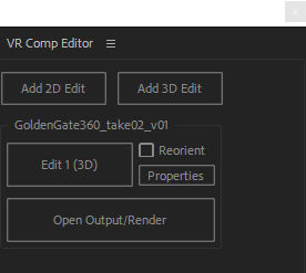 Current composition settings