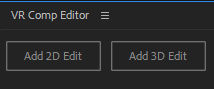 VR Comp Editor options